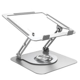 Maxbell Laptop Stand Hollow Design Portable Heat Dissipation Ergonomic for Notebooks Silver