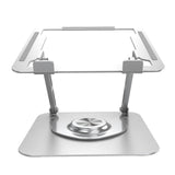 Maxbell Laptop Stand Hollow Design Portable Heat Dissipation Ergonomic for Notebooks Silver