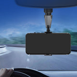 Maxbell Rearview Mirror Phone Holder Hands Free for Most Mobile Phones and Cars B