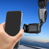 Maxbell Rearview Mirror Phone Holder Hands Free for Most Mobile Phones and Cars C