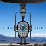 Maxbell Rearview Mirror Phone Holder Hands Free for Most Mobile Phones and Cars C