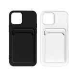 Maxbell Phone Case with Card Holder Shockproof TPU for 13 Pro Smartphone Black