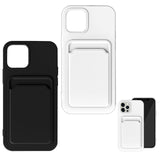 Maxbell Phone Case with Card Holder Shockproof TPU for 13 Pro Smartphone Black