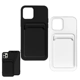 Maxbell Phone Case with Card Holder Shockproof TPU for 13 Pro Smartphone Black
