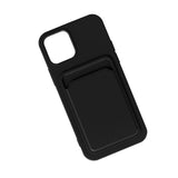 Maxbell Phone Case with Card Holder Shockproof TPU for 13 Pro Smartphone Black