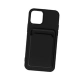 Maxbell Phone Case with Card Holder Shockproof TPU for 13 Pro Smartphone Black