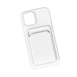 Maxbell Phone Case with Card Holder Shockproof TPU for 13 Pro Smartphone White
