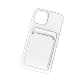 Maxbell Phone Case with Card Holder Shockproof TPU for 13 Pro Smartphone White