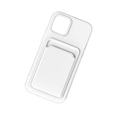 Maxbell Phone Case with Card Holder Shockproof TPU for 13 Pro Smartphone White