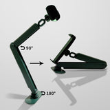 Maxbell Adhesive Phone Holder 90 Degree Rotate Accessories for Kitchen White