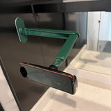 Maxbell Adhesive Phone Holder 90 Degree Rotate Accessories for Kitchen White