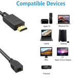 Maxbell HDMI to Minidp for Game Consoles Offers 4K Resolution HDMI to Minidp Adapter