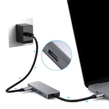 Maxbell USB Hub USB Port Expander Dongle Adapter Portable USB 3.0 2.0 with 4K HDMI