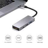 Maxbell USB Hub USB Port Expander Dongle Adapter Portable USB 3.0 2.0 with 4K HDMI