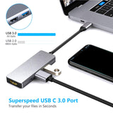 Maxbell USB Hub USB Port Expander Dongle Adapter Portable USB 3.0 2.0 with 4K HDMI