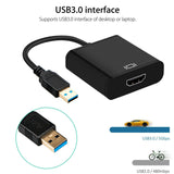 Maxbell 1080P 60Hz USB 3.0 to HDMI Audio Video Adapter Video Output for Laptop Imported chips
