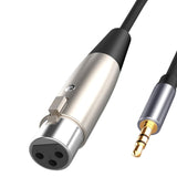 Maxbell 1.5M XLR to 3.5mm Cable Adapter Audio Cord for Notebook Mobile Phone Laptop