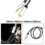 Maxbell Audio Video Cable RCA to 3.5mm Digital Coaxial Cable for Home Stereos HDTV 50cmx1cmx1cm