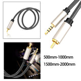 Maxbell Audio Video Cable RCA to 3.5mm Digital Coaxial Cable for Home Stereos HDTV 50cmx1cmx1cm