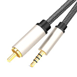 Maxbell Audio Video Cable RCA to 3.5mm Digital Coaxial Cable for Home Stereos HDTV 50cmx1cmx1cm