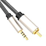 Maxbell Audio Video Cable RCA to 3.5mm Digital Coaxial Cable for Home Stereos HDTV 50cmx1cmx1cm