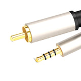 Maxbell Audio Video Cable RCA to 3.5mm Digital Coaxial Cable for Home Stereos HDTV 50cmx1cmx1cm