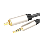 Maxbell Audio Video Cable RCA to 3.5mm Digital Coaxial Cable for Home Stereos HDTV 100cmx1cmx1cm
