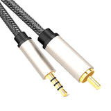 Maxbell Audio Video Cable RCA to 3.5mm Digital Coaxial Cable for Home Stereos HDTV 100cmx1cmx1cm