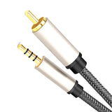 Maxbell Audio Video Cable RCA to 3.5mm Digital Coaxial Cable for Home Stereos HDTV 150cmx1cmx1cm