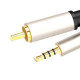 Maxbell Maxbell Audio Video Cable RCA to 3.5mm Digital Coaxial Cable for Home Stereos HDTV 200cmx1cmx1cm