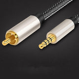 Maxbell Maxbell Audio Video Cable RCA to 3.5mm Digital Coaxial Cable for Home Stereos HDTV 200cmx1cmx1cm