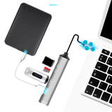 Maxbell 5 in 1 USB 3.0 Adapter Hub SD TF Card Reader Accessories Durable Grey