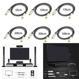 Maxbell Coaxial Digital Audio Cable 1 Male to 1 Male RCA for Soundbar 0.5m