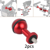 Maxbell 1inch Ball Head Adapter Parts Durable Removable for Camera Underwater Diving 1 4 inch Adapter Red