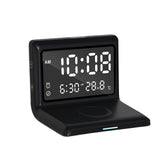 Maxbell Digital Alarm Clock Charging Touch Button Dimmer Fast Charging for Desk Black