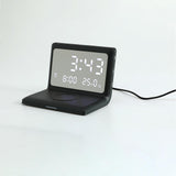 Maxbell Digital Alarm Clock Charging Touch Button Dimmer Fast Charging for Desk Black
