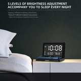 Maxbell Digital Alarm Clock Charging Touch Button Dimmer Fast Charging for Desk Black