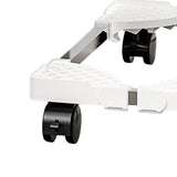 Maxbell Computer Tower Holder Desktop Stand Adjustable Case Stand Accessory White
