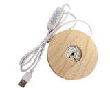 Maxbell light display Convenient Decoration for Home Furnishing Crafts USB plug in 8cmx2cm