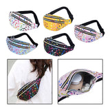 Maxbell Waist Pack with Adjustable Belt Shoulder Bag Lightweight for Travel White