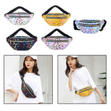 Maxbell Waist Pack with Adjustable Belt Shoulder Bag Lightweight for Travel White