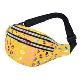 Maxbell Waist Pack with Adjustable Belt Shoulder Bag Lightweight for Travel Yellow