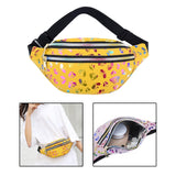 Maxbell Waist Pack with Adjustable Belt Shoulder Bag Lightweight for Travel Yellow