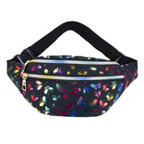 Maxbell Waist Pack with Adjustable Belt Shoulder Bag Lightweight for Travel Black