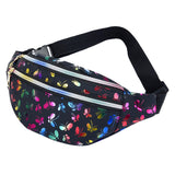 Maxbell Waist Pack with Adjustable Belt Shoulder Bag Lightweight for Travel Black