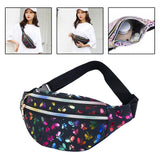Maxbell Waist Pack with Adjustable Belt Shoulder Bag Lightweight for Travel Black