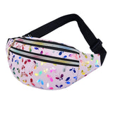 Maxbell Waist Pack with Adjustable Belt Shoulder Bag Lightweight for Travel Pink