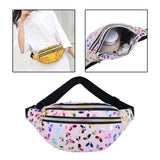 Maxbell Waist Pack with Adjustable Belt Shoulder Bag Lightweight for Travel Pink