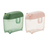 Maxbell Mini Transparent Charging Cord Cable Organizer with Lid Durable Green