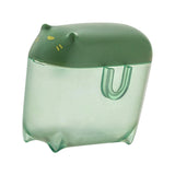 Maxbell Mini Transparent Charging Cord Cable Organizer with Lid Durable Green